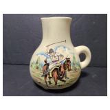 Signed polo player pitcher