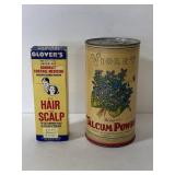 Vintage shampoo & powder