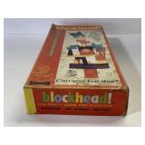 Vintage blockhead party game