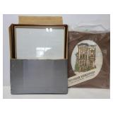 Victorian Needlepoint screen, yarn, & frame