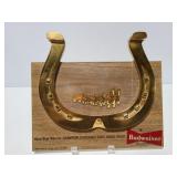 Budweiser horseshoe sign