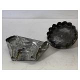 Antique tin soldered flatback cookie cutters