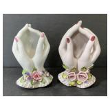 Lot of 2 pairs Lefton china hands