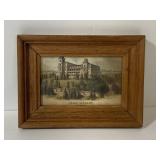 Colby Academy 1800s wood framed print