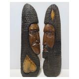 African warrior plaques