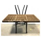 Antique Hamilton large wood printers drawer