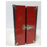 Red metal doll trunk