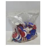 Bag of plastic poker chips