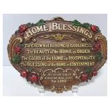 Home Blessings sign