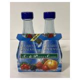 Clearly Canadian glass salt & pepper shakers