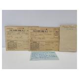 War ration books and pay record