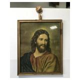 Antique framed portrait of Jesus