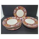 Set of 10 marked ceramic