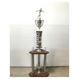 Ladies large bowling trophy