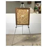 Portable art display easel stand