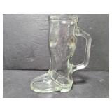 Frankenmuth, Michigan glass boot mug