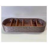 Vintage quilted satin lingerie box