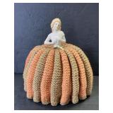 Antique porcelain knit doll