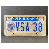 1996 Michigan license plate