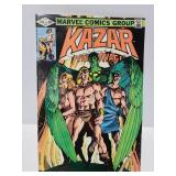 1982 Kazar th Savage #10 comic