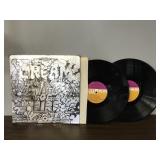 Cream Wheels of Fire double vinyl record album