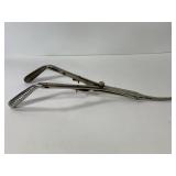 Huge vintage hemostatic medical scissors