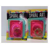 Two Yay Spiral art toys