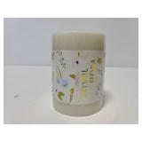 Opal House Crystal Flora pillar candle