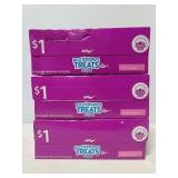 Three new cases of Rice Crispy treat bars