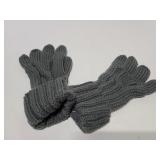 Pair of knir winter gloves