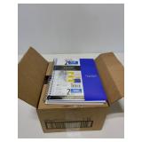 Case of 12 Five star 2 subject notebooks