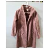 A New Day size xs fuzzy pink jacket