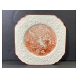 Vintage 1930s Rhapsody transfer design plate