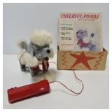 Vintage Cheerful Poodle Toy w/ light up eyes & box
