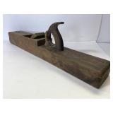 Antique large 2 ft wood planer