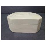 Carved rhino soapstone Kenyan trinket box