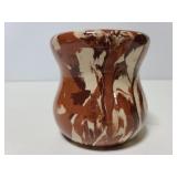 Signed pottery vase
