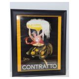 Framed Contratto print