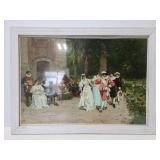 The Minuet copyright 1893 framed print