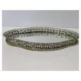 Vintage vanity tray mirror