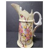 Vintage Carls bad Austria painted pitcher