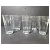 Set of 6 glass cups