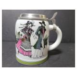 Hutschenreuther man & woman stein