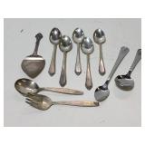 Gerber baby spoons and Sterling baby spoons
