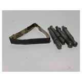 Unknown vintage metal game pieces