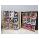 Two binders of basketball cards