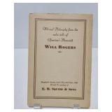 Radio Talks of Will Rogers