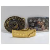 Belt buckle trio