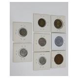 Collection of world coins