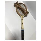 Ellsworth Vine Wilson tennis racquet with press